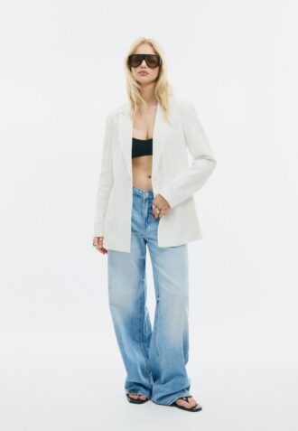 Giacca Blazer rustica aderente