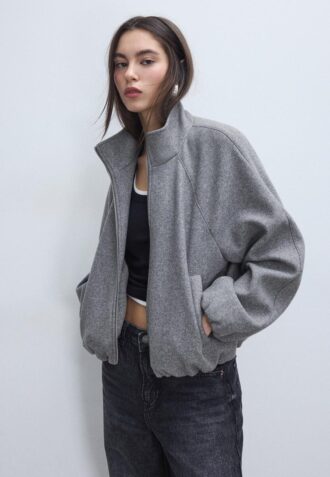 Giacca bomber a palloncino Soft Touch