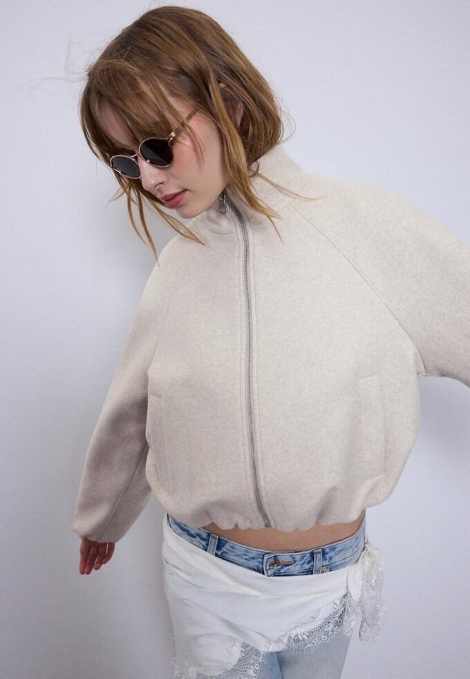 Giacca bomber a palloncino Soft Touch