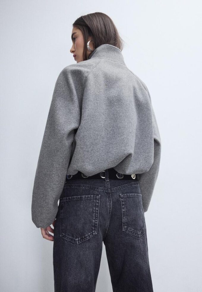 Giacca bomber a palloncino Soft Touch