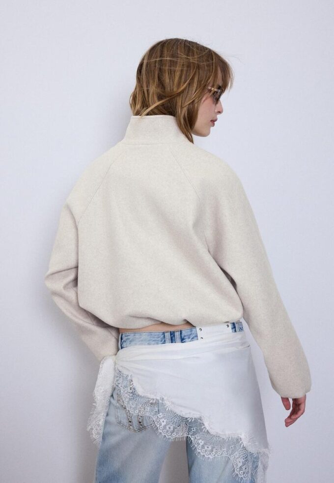 Giacca bomber a palloncino Soft Touch