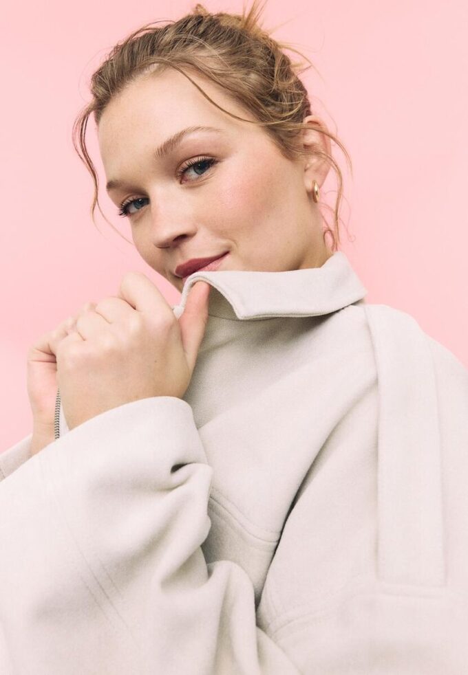 Giacca bomber in ecopelle scamosciata Giacca bomber in ecopelle scamosciata