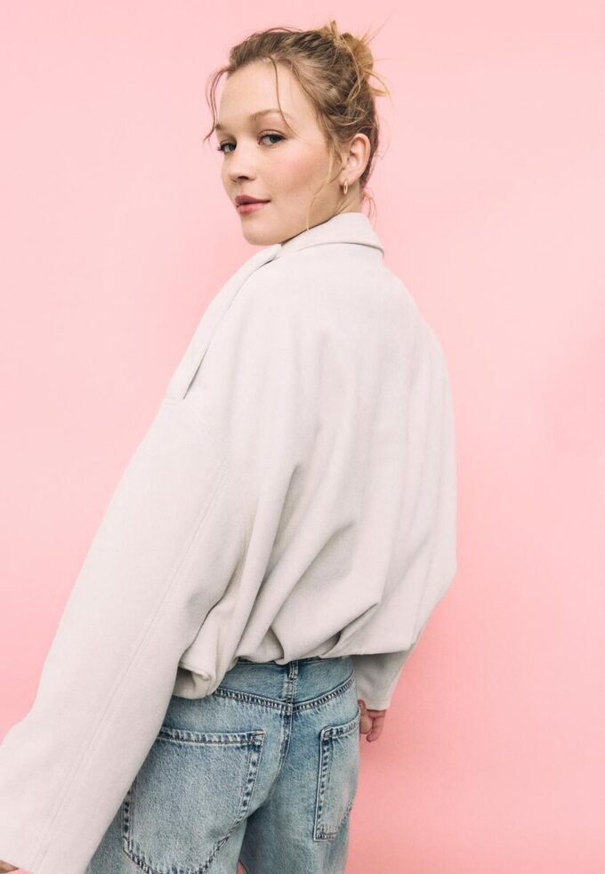 Giacca bomber in ecopelle scamosciata Giacca bomber in ecopelle scamosciata