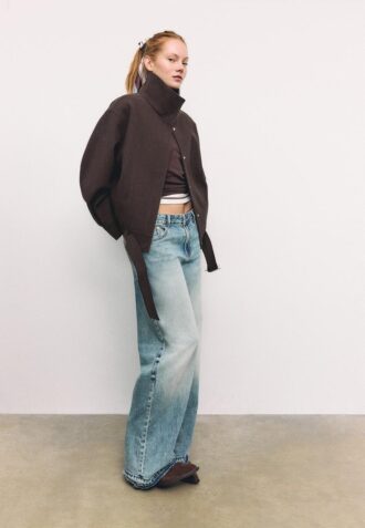 Giacca bomber oversize Soft Touch