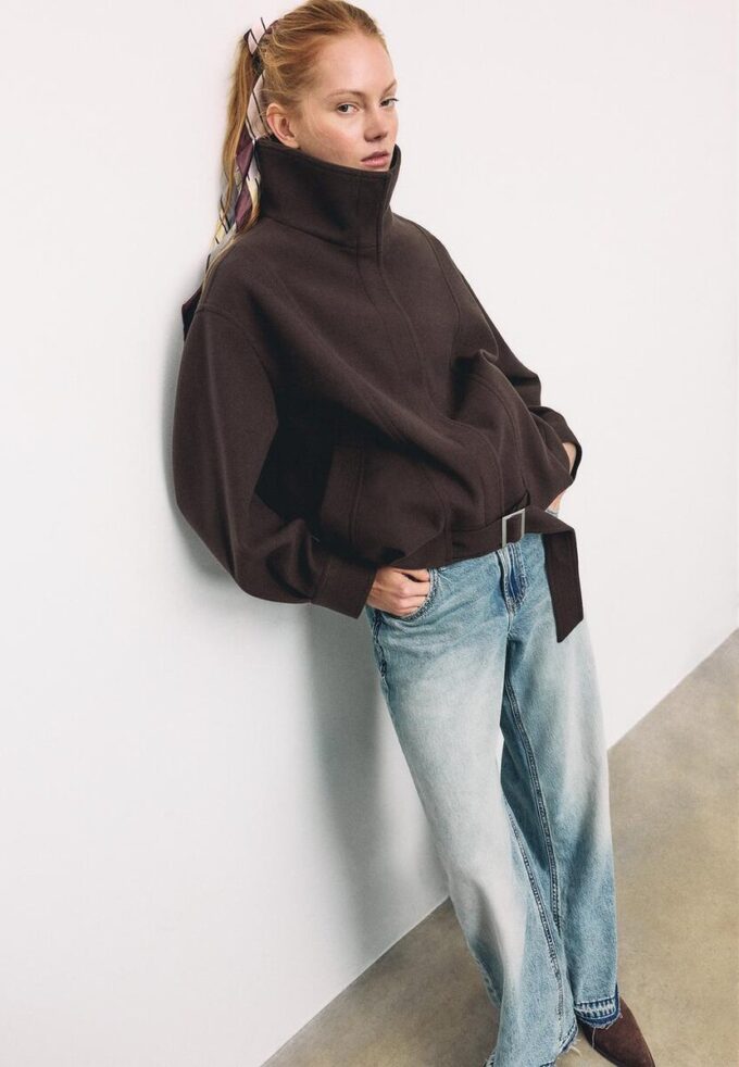 Giacca bomber oversize Soft Touch Giacca bomber oversize Soft Touch