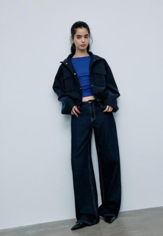 Giacca bomber Soft Touch con tasche