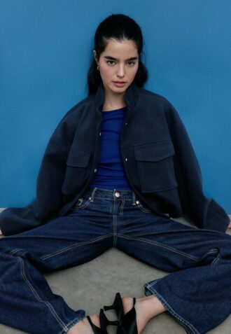 Giacca bomber Soft Touch con tasche