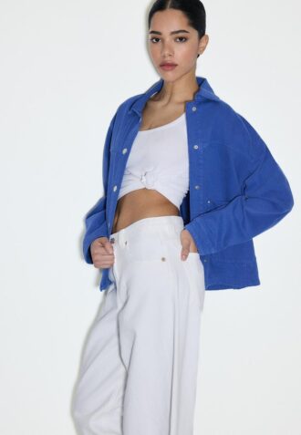 Giacca con tasche applicate