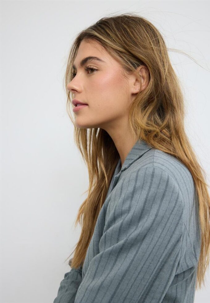 Giacca corta a righe