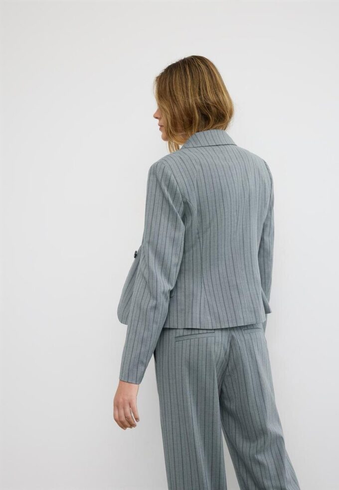 Giacca corta a righe