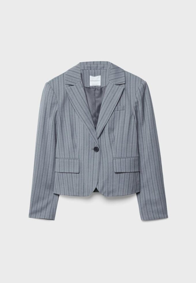 Giacca corta a righe