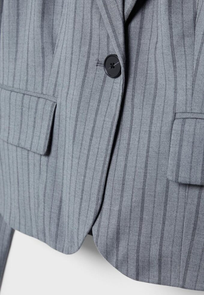 Giacca corta a righe