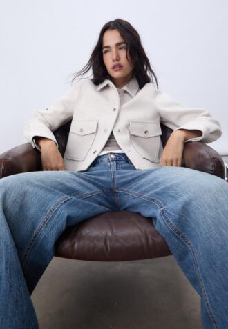 Giacca corta morbida