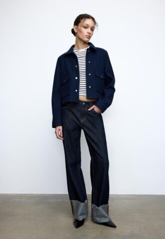 Giacca corta morbida