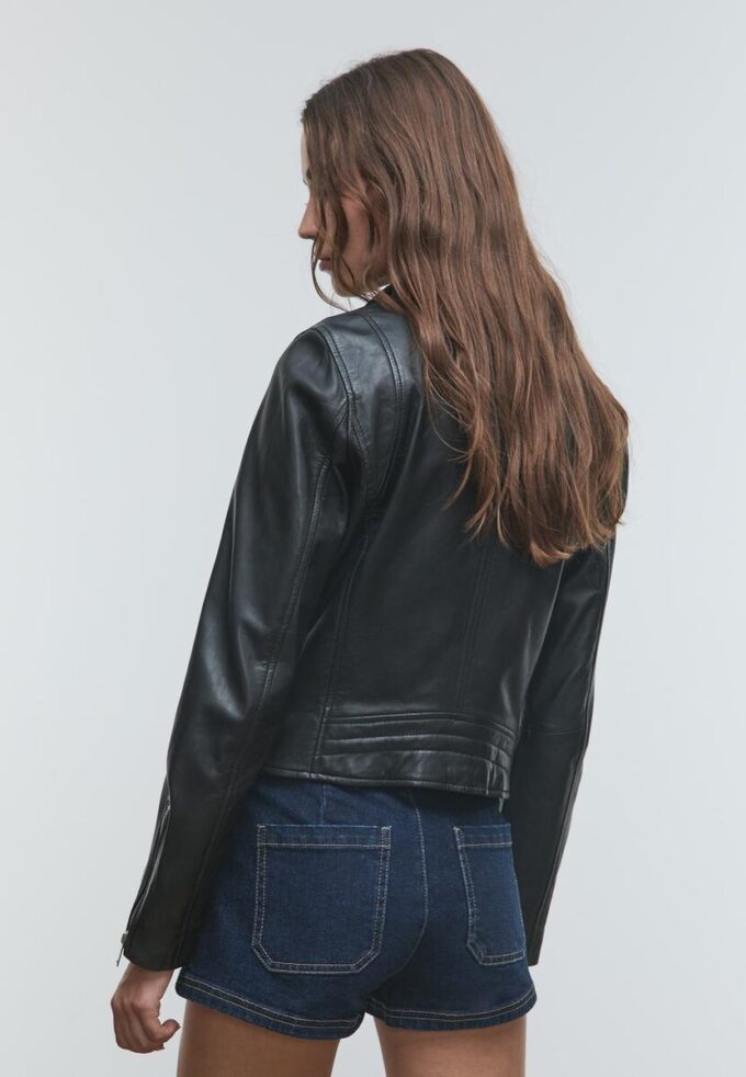 Giacca da motociclista in pelle Giacca da motociclista in pelle