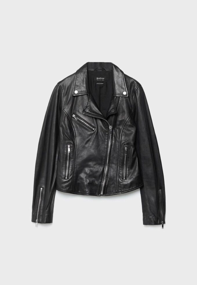 Giacca da motociclista in pelle Giacca da motociclista in pelle