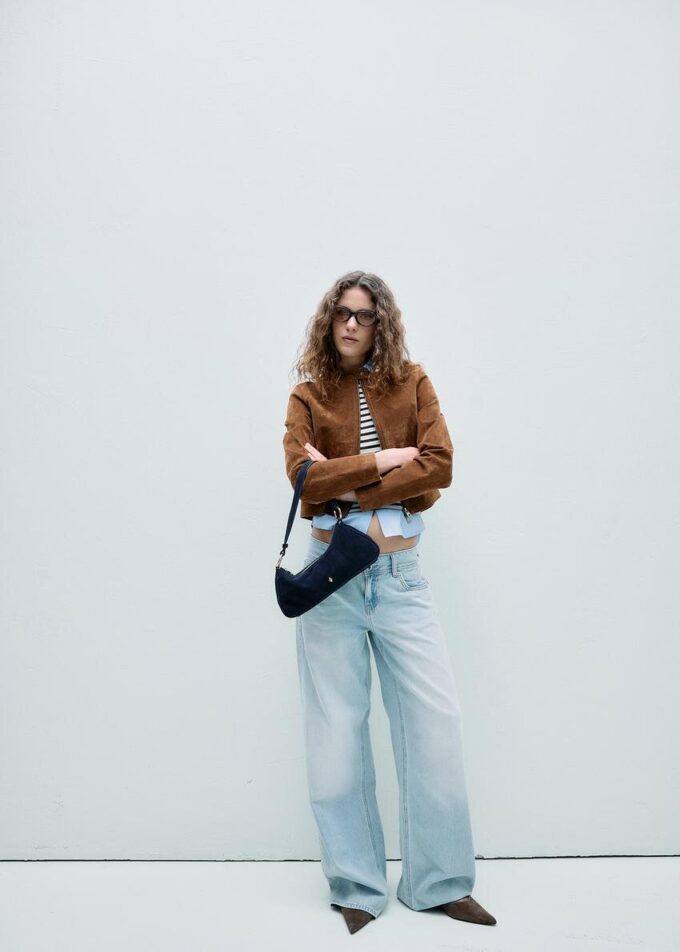 Giacca da motociclista in pelle al 100%