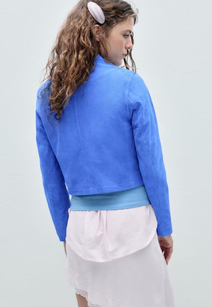 Giacca da motociclista in pelle al 100%