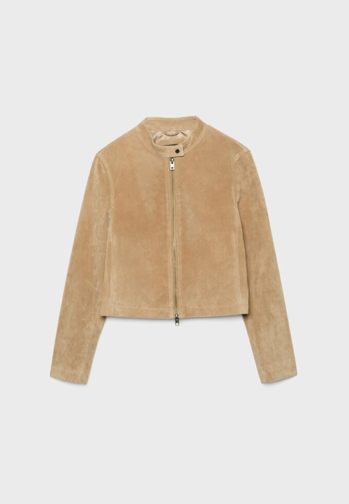 Giacca da motociclista in pelle al 100%