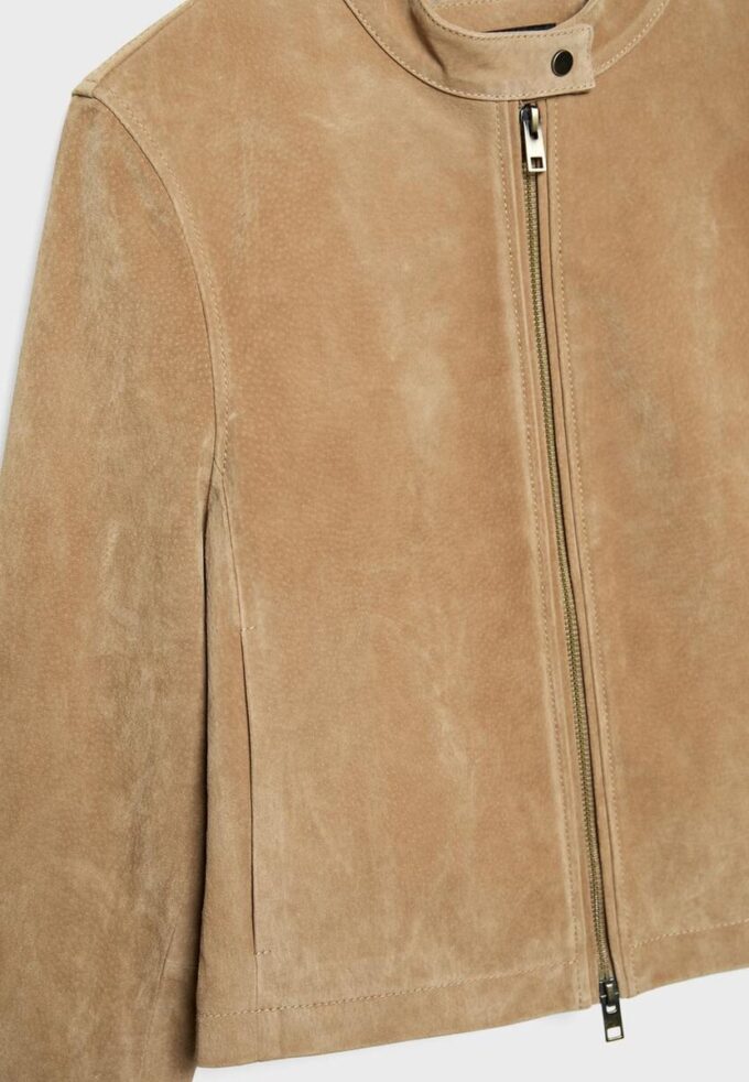 Giacca da motociclista in pelle al 100%