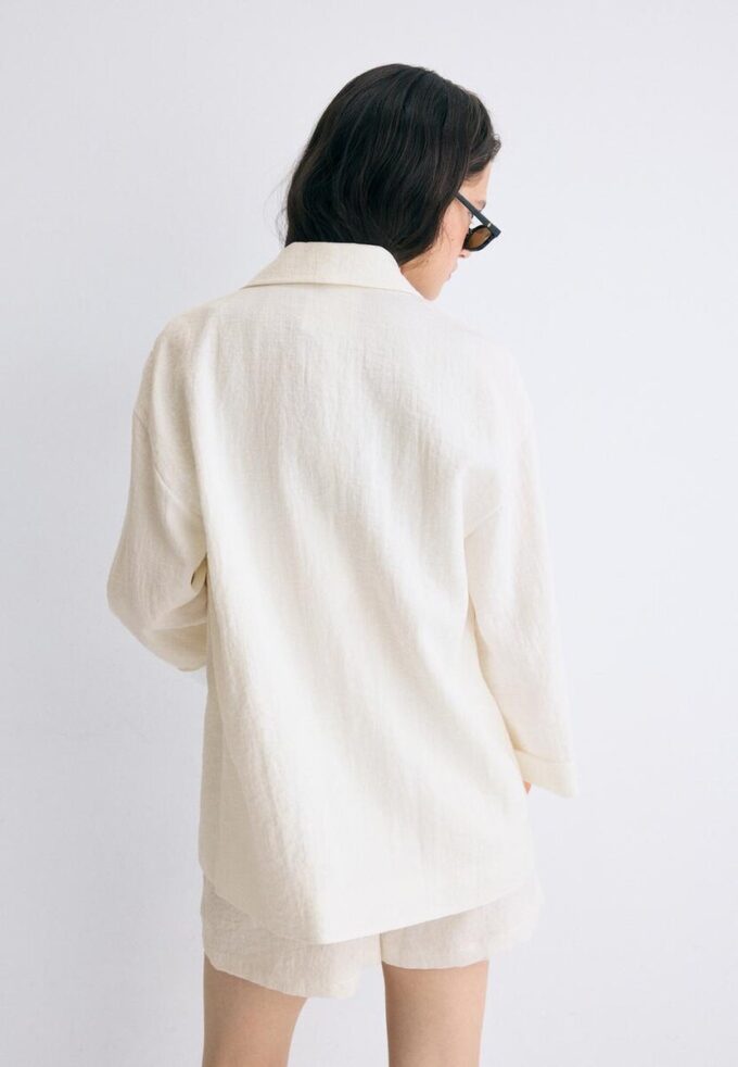 Giacca doppiopetto fluida