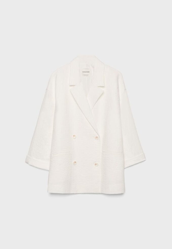 Giacca doppiopetto fluida