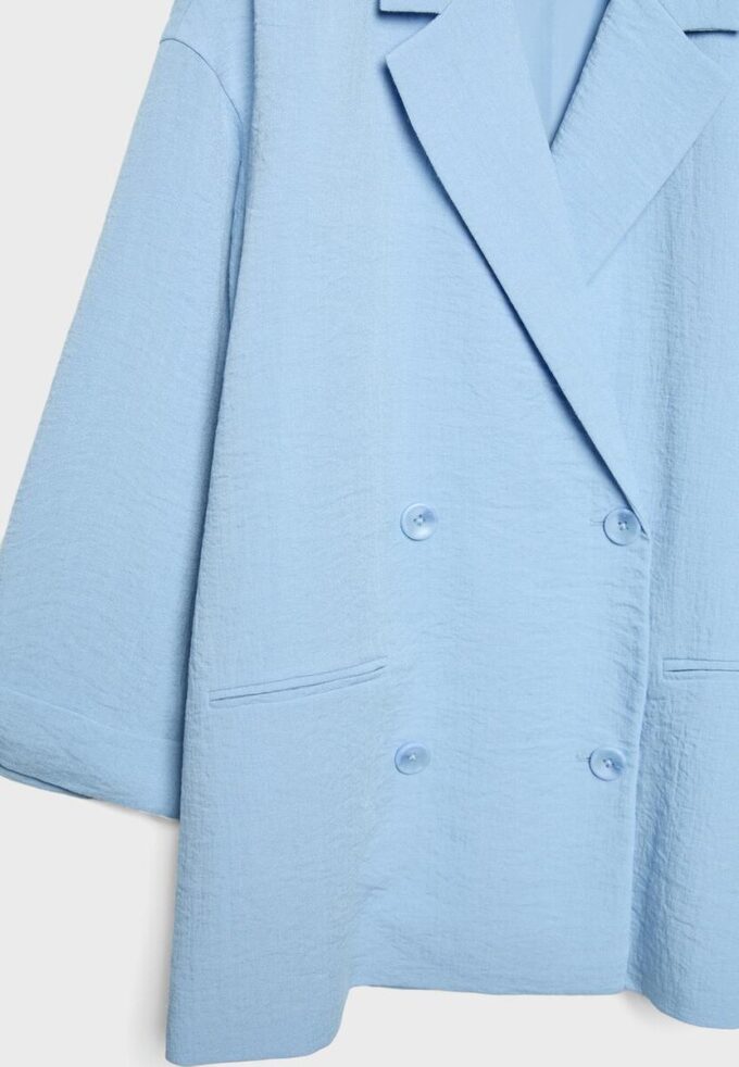 Giacca doppiopetto fluida