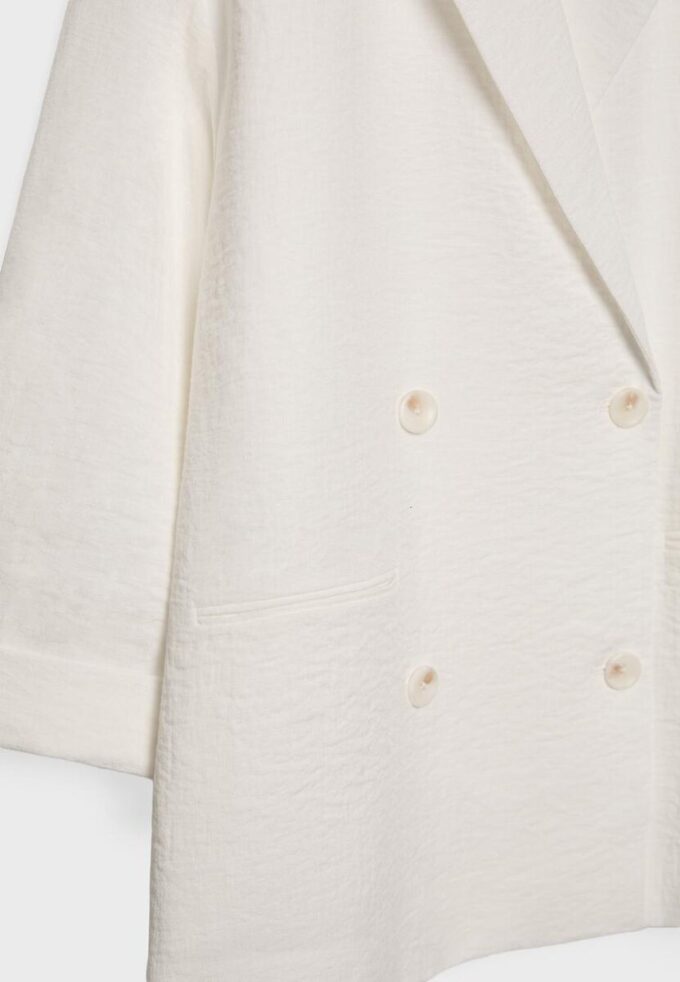 Giacca doppiopetto fluida