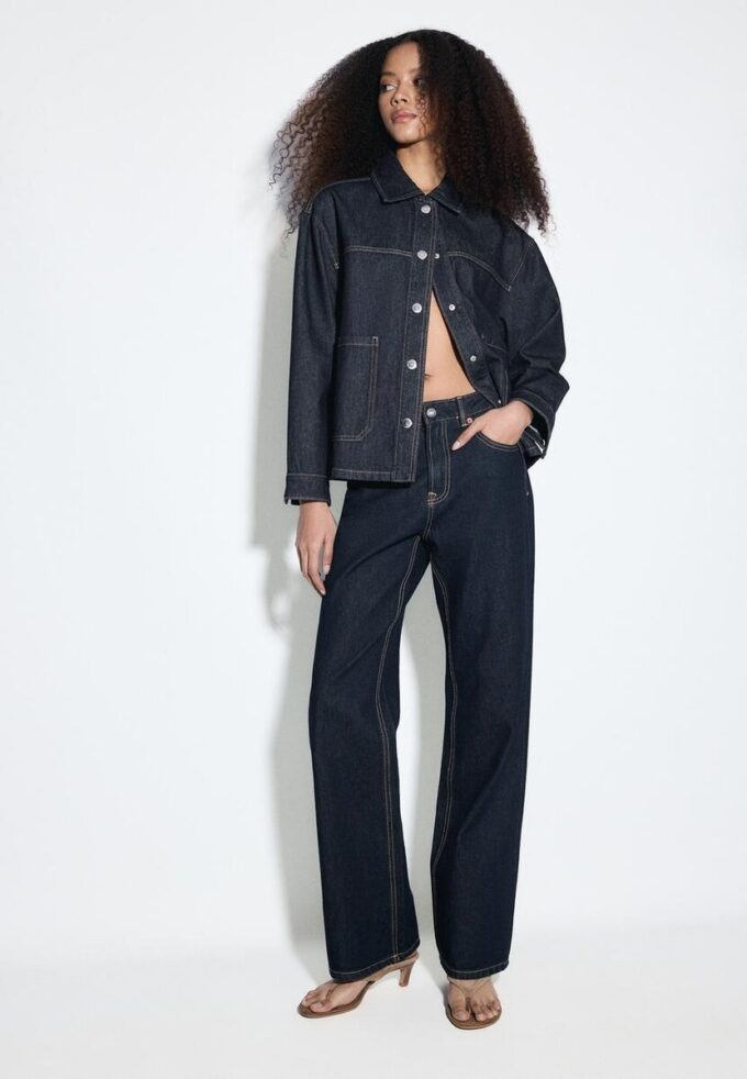 Giacca in denim con tasche