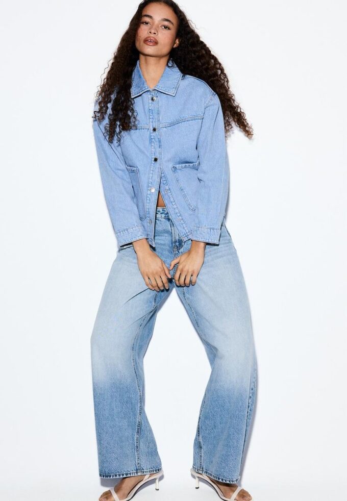 Giacca in denim con tasche