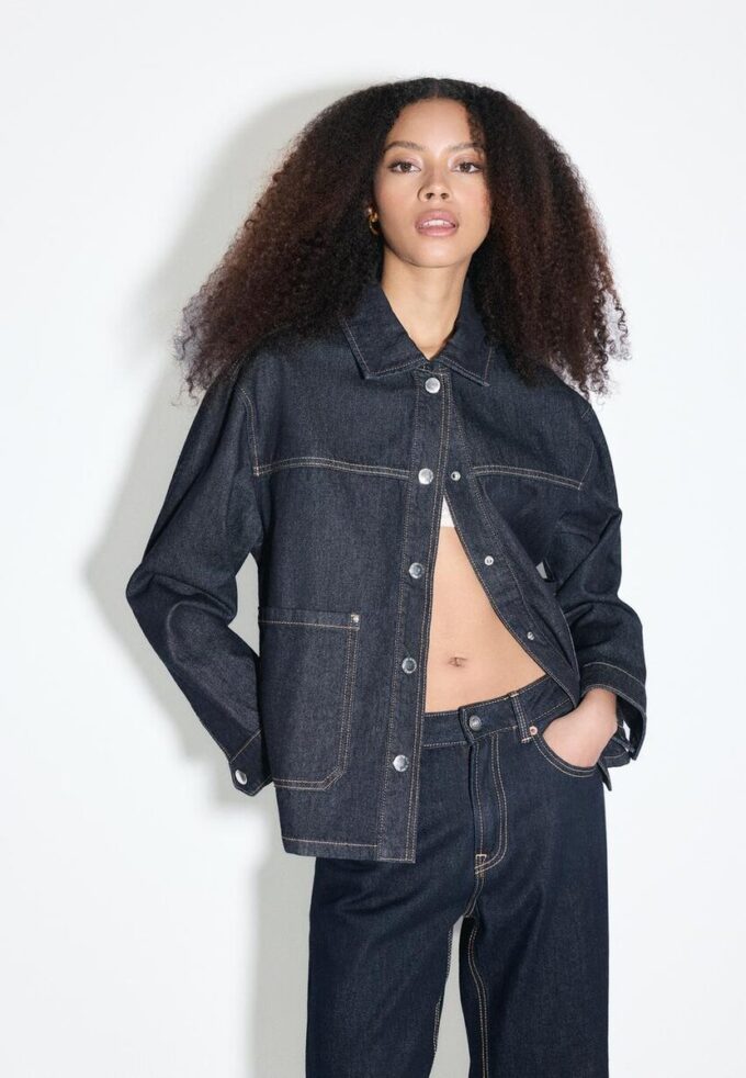 Giacca in denim con tasche