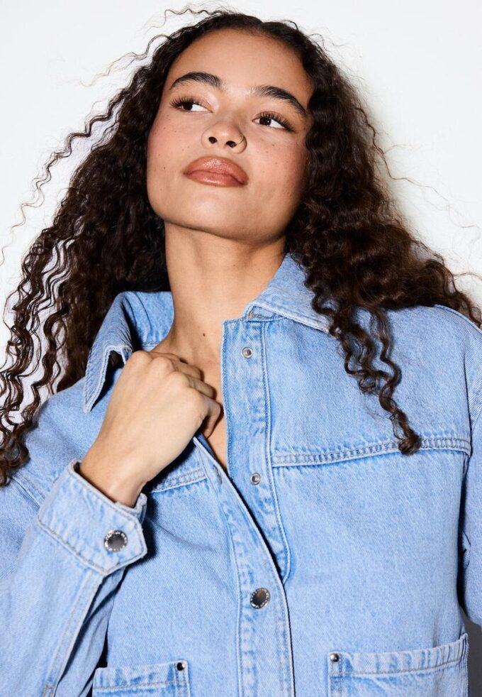 Giacca in denim con tasche