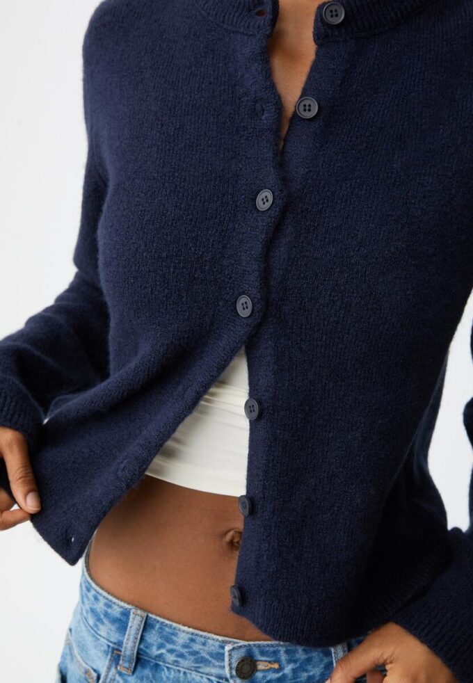 Giacca in maglia con abbottonatura