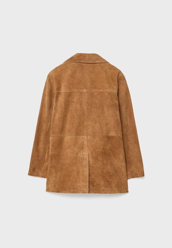 Giacca in pelle con tasche Giacca in pelle con tasche