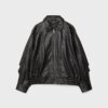 Giacca in pelle oversize Giacca in pelle oversize