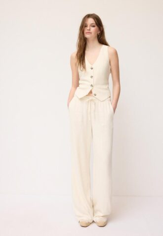 Gilet effetto lino Gilet effetto lino