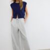 Gilet in maglia con spalline imbottite Gilet in maglia con spalline imbottite