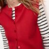 Gilet in maglia con spalline imbottite Gilet in maglia con spalline imbottite