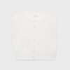 Gilet in maglia con spalline imbottite Gilet in maglia con spalline imbottite