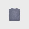 Gilet in maglia con spalline imbottite Gilet in maglia con spalline imbottite