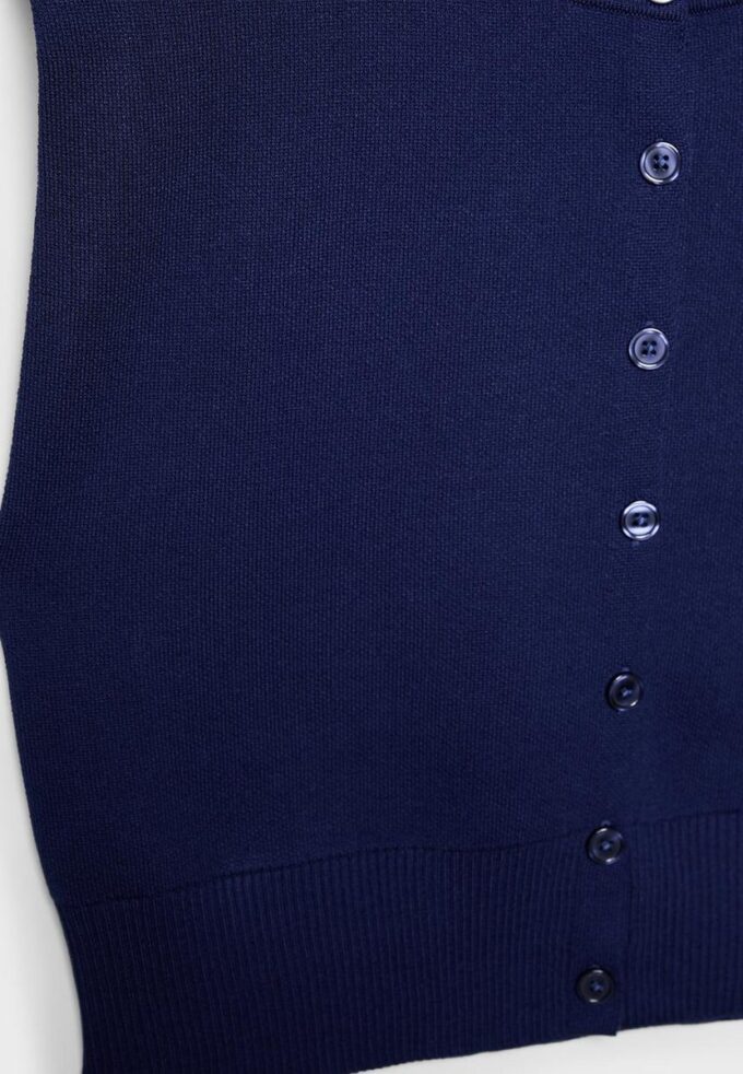 Gilet in maglia con spalline imbottite Gilet in maglia con spalline imbottite