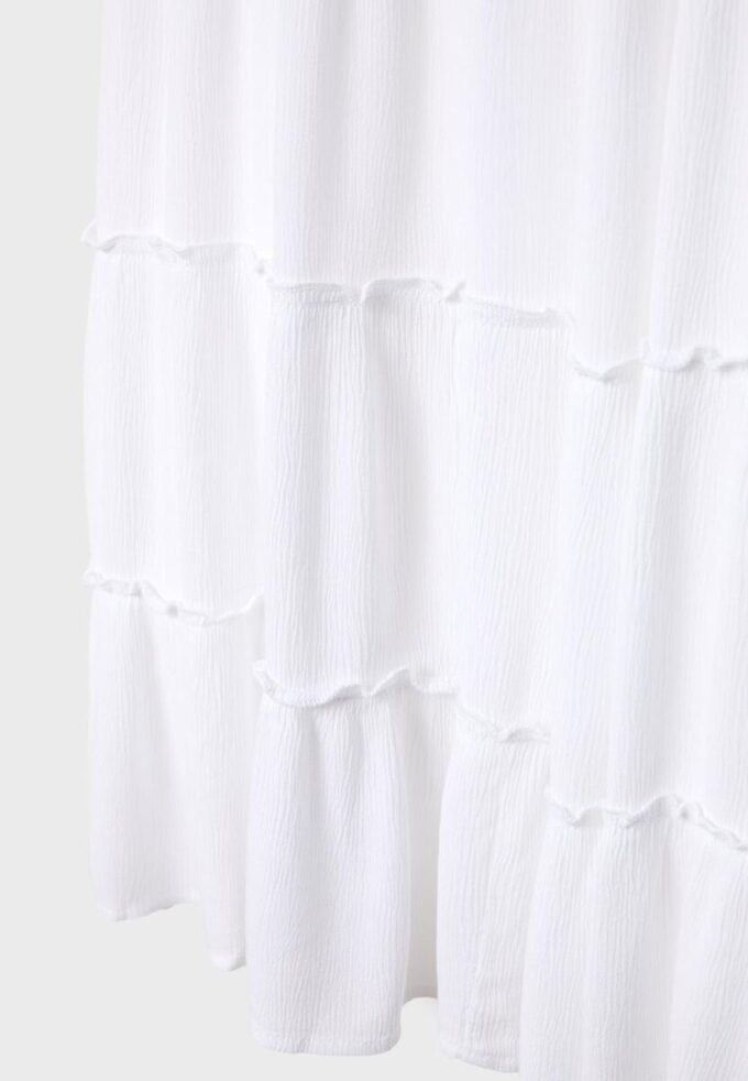 Gonna midi a pannelli fluida