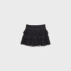 Gonna-Skort in pizzo