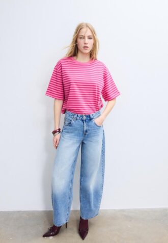 Maglietta a maniche corte a righe Maglietta a maniche corte a righe