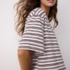 Maglietta a maniche corte a righe