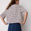 Maglietta a maniche corte a righe
