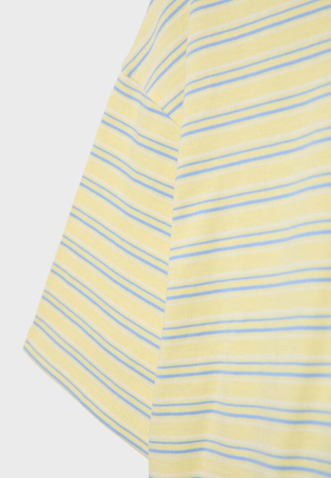 Maglietta a maniche corte a righe