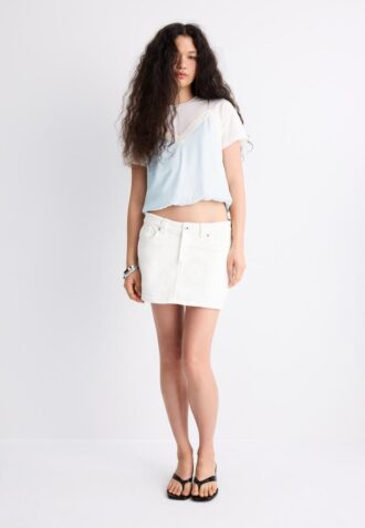 Maglietta canotta a doppio strato