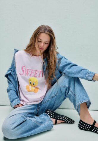 Maglietta Sweety a maniche corte e girocollo