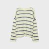 Maglione a righe in maglia fine Maglione a righe in maglia fine